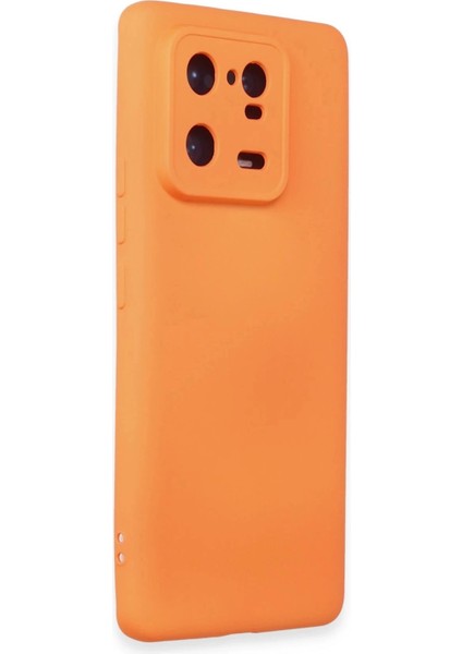 Bfs Xiaomi Mi 13 Pro Kılıf Nano Içi Kadife Silikon - Turuncu fiyatları