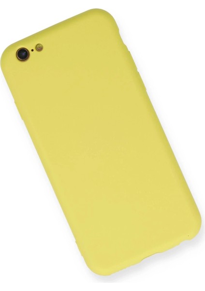 Bfs iPhone 6 Kılıf Nano Içi Kadife Silikon - Sarı fiyatları