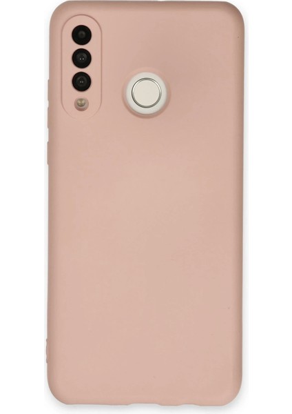 Bfs Huawei P30 Lite Kılıf Nano Içi Kadife Silikon - Pudra
