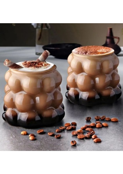 Renkli 3'lü Cam Set, Bambu Kapaklı, Vakumlu Yağlık ve Sirkelikler