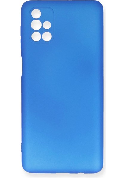 Bfs Samsung Galaxy M51 Kılıf First Silikon - Mavi