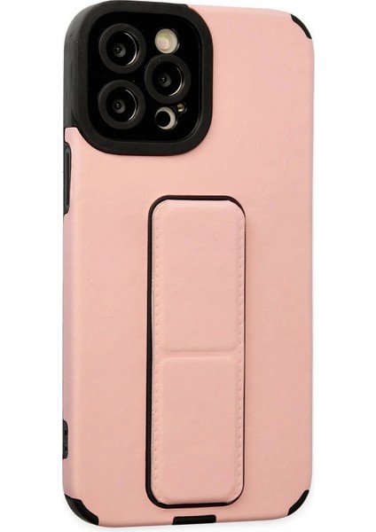 Bfs iPhone 12 Pro Max Kılıf Mega Standlı Silikon - Pudra fiyatları