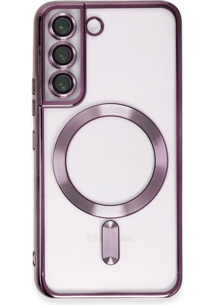 Bfs Samsung Galaxy S22 Kılıf Kross Magneticsafe Kapak - Mor