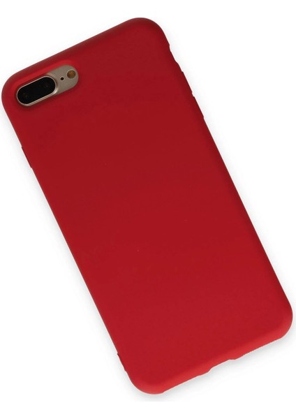 Bfs iPhone 7 Plus Kılıf Nano Içi Kadife Silikon - Kırmızı modelleri