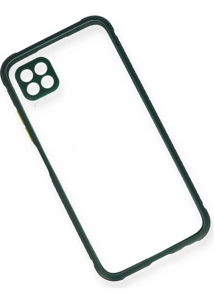 Bfs Huawei P40 Lite Kılıf Miami Şeffaf Silikon - Koyu Yeşil modelleri