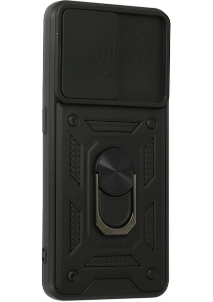 Bfs Oppo A74 4g Kılıf Pars Lens Yüzüklü Silikon - Siyah fiyatları