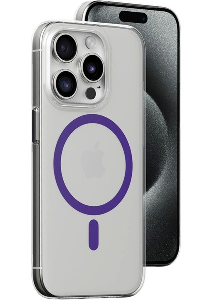 Bfs iPhone 14 Pro Max Kılıf Bubble Magsafe Kapak - Mor