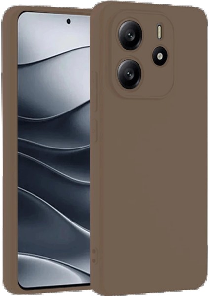 Bfs Xiaomi Redmi Note 14 4g Kılıf First Silikon - Kahverengi