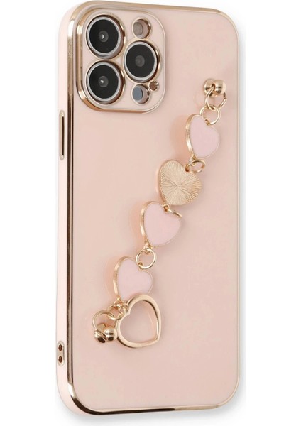 Bfs iPhone 14 Pro Kılıf Esila Silikon - Pudra