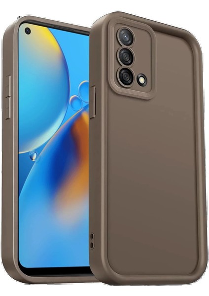 Bfs Oppo A74 4g Kılıf Viera Silikon - Kahverengi