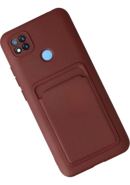 Bfs Xiaomi Redmi 9c Kılıf Kelvin Kartvizitli Silikon - Bordo modelleri