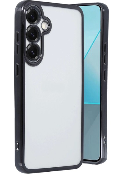 Bfs Samsung Galaxy S25 Plus Kılıf Razer Lensli Silikon - Siyah
