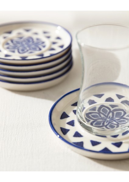 Grande Triangle 6'lı Çay Tabağı Seti