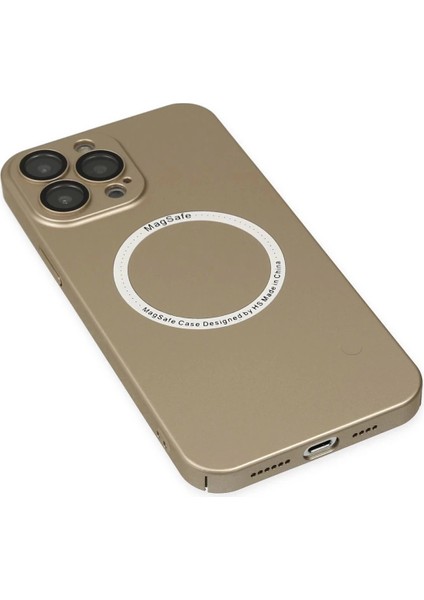 Bfs iPhone 14 Pro Max Kılıf Jack Magneticsafe Lens Silikon - Gold indirimleri