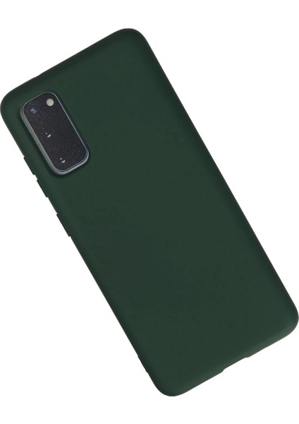 Bfs Samsung Galaxy S20 Kılıf Nano Içi Kadife Silikon - Koyu Yeşil fiyatları