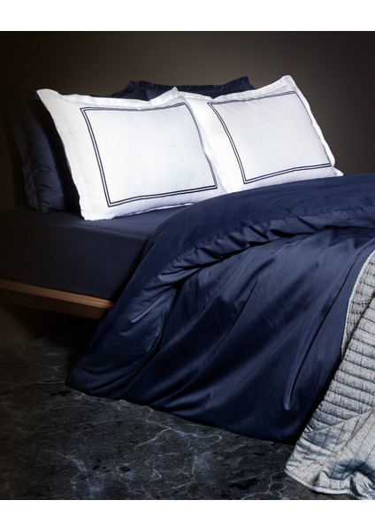Jacinthe King Size Nakışlı Nevresim Takımı - Saten - Yat Koleksiyon