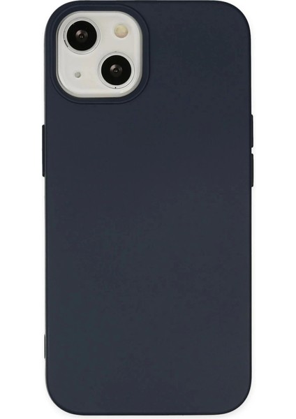 Bfs iPhone 14 Kılıf Nano Içi Kadife Silikon - Lacivert