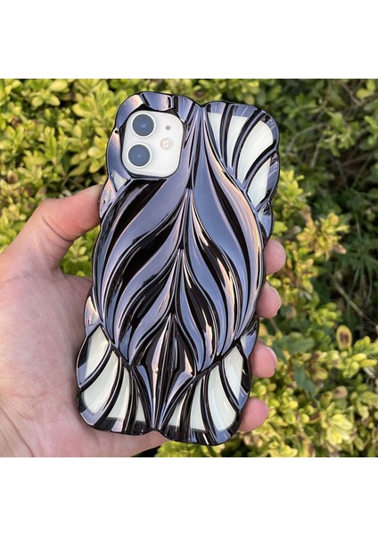 iPhone 11 Kılıf Yaprak Desenli Parlak Darbe Önleyici Silikon Kapak fiyatları
