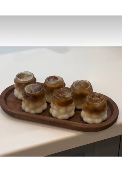 75ML 6'lı Boncuk Kahve Yanı Bardak, Mini Üzüm Şekilli Sunum Bardağı fiyatları