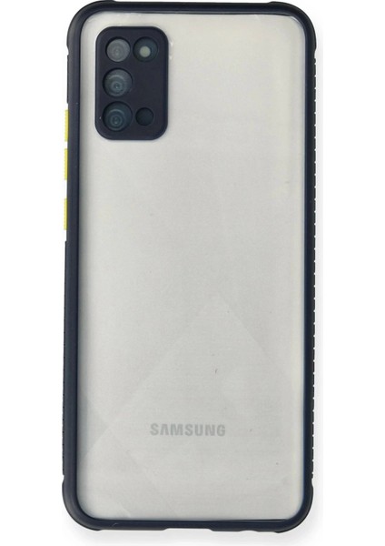 Bfs Samsung Galaxy A02S Kılıf Miami Şeffaf Silikon - Lacivert