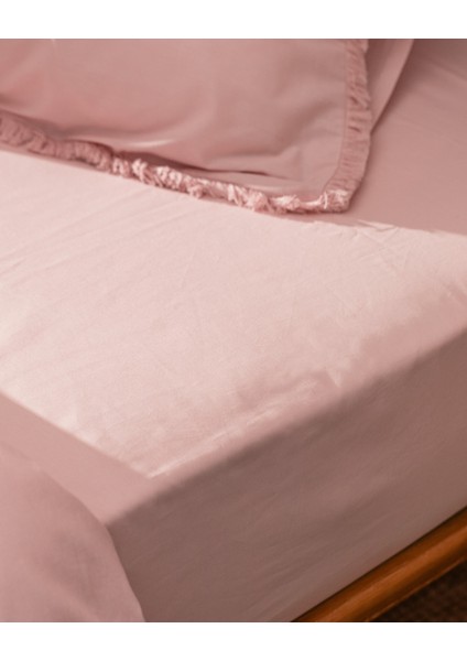 Sona King Size Püsküllü Nevresim Takımı - Pudra fırsatları