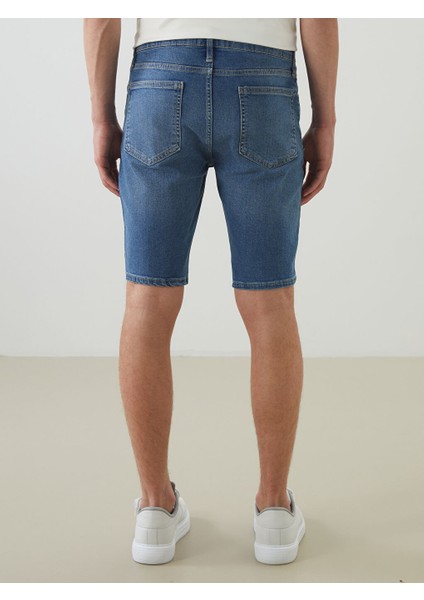 Yeni Sezon Slim Fit Erkek Jean Sort - S5K999Z8 fırsatları