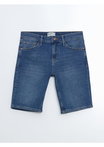 Yeni Sezon Slim Fit Erkek Jean Sort - S5K999Z8 indirimleri