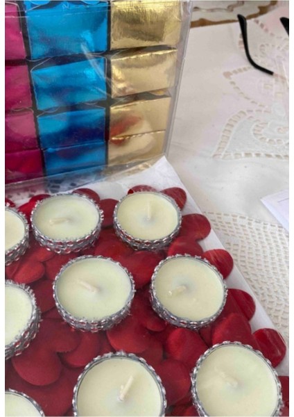 12 Adet Pembe El Mum Seti, Toptan Satış fiyatları