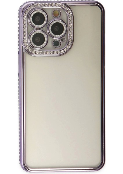 Bfs iPhone 14 Pro Kılıf Joke Taşlı Silikon - Mor fiyatları