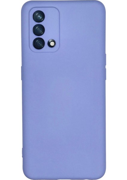 Bfs Oppo A74 4g Kılıf Nano Içi Kadife Silikon - Lila