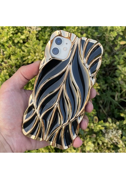 iPhone 11 Kılıf Yaprak Desenli Parlak Darbe Önleyici Silikon Kapak fiyatları