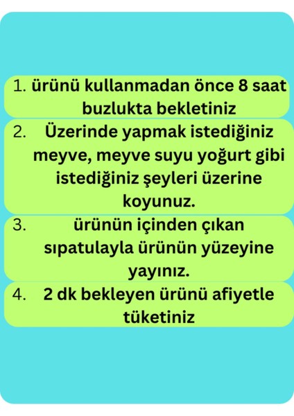 Renkli Ev Tipi Meyveli Sütlü Dondurma Yapma Tavası Aparatı indirimleri