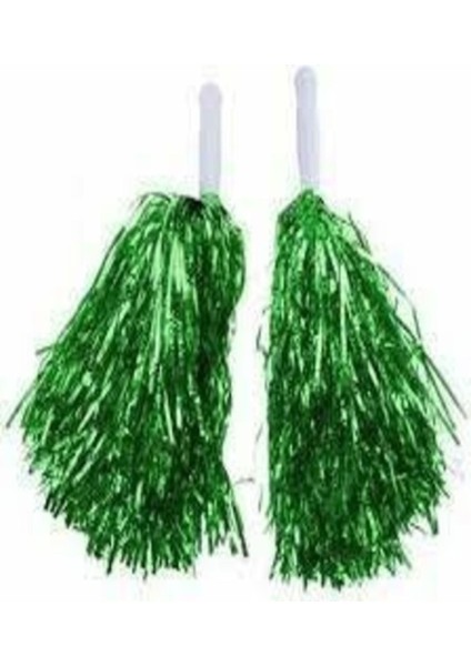 2'li Vagon Gösteri Ponpon Yeşil, Eğlenceli ve Renkli Dekorasyon Seti