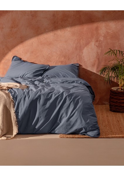 Sona Tek Kişilik Püsküllü Nevresim Takımı