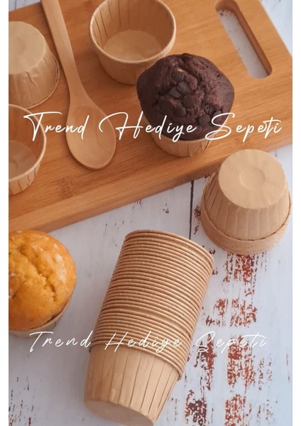 50'li Kek Kalıbı, Sütlü Kahve Içi, Yağlı Kağıt, Muffin ve Cupcake Kapsülü, Airfryer Uyumlu fiyatları