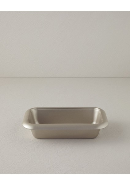 28X17 cm Karbon Çelik Baton Kek Kalıbı, Şampanya Bej Renk