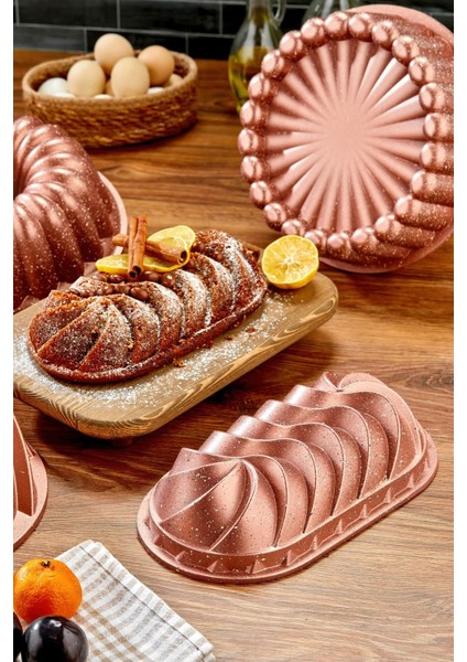 4'lü Kek Kalıp Seti, Pembe, Dayanıklı ve Şık Tasarım modelleri