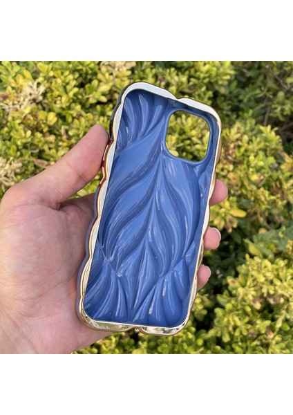 iPhone 15 Kılıf Yaprak Desenli Parlak Darbe Önleyici Silikon Kapak fiyatları
