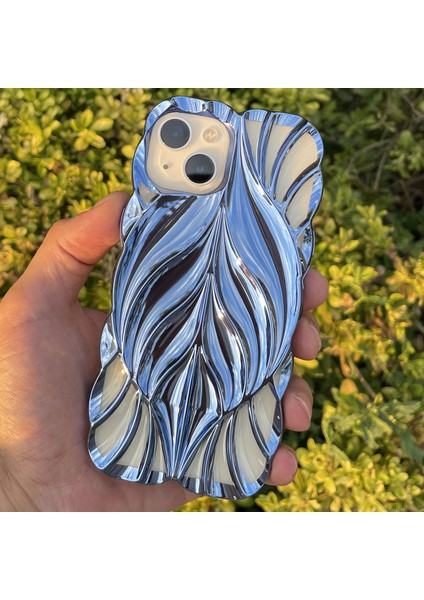 iPhone 15 Kılıf Yaprak Desenli Parlak Darbe Önleyici Silikon Kapak fiyatları