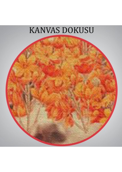 Gerçeküstü Kadın ve Portakal Çiçekleri Dekoratif Kanvas Tablo, Duvar Dekoru 5232