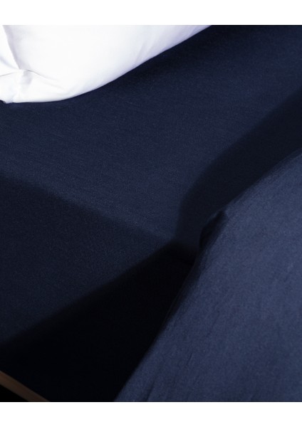 Jeanne King Size Bordürlü Saten Nevresim Takımı - Beyaz/lacivert indirimleri