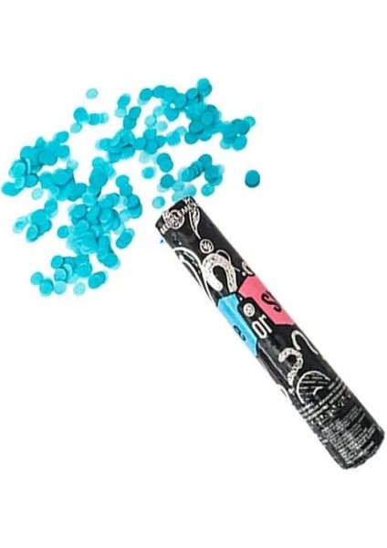 30CM Mavi Konfeti, Cinsiyet Belirleme Partisi Için, Eğlenceli ve Renkli Süsleme Malzemesi