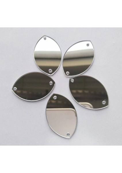 Yeşil Akışkan Akrilik 5'li Küpe Deliği Yapışkanlı Aksesuar Modeli