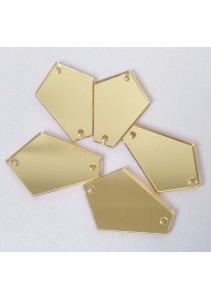 Yeşil Akrilik Bardak ve 10'lu Küpe Deliği Yapışkanlı Set