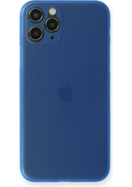 iPhone 11 Pro Max Kılıf Pp Ultra Ince Kapak - Mavi