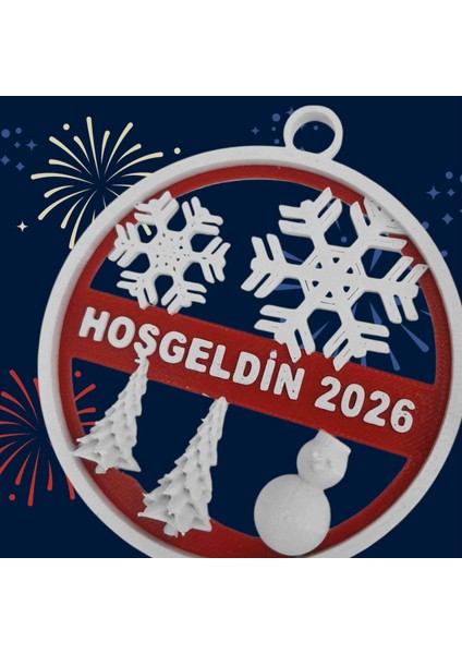 Sıcacık Anılar Için 2026 Temalı Yılbaşı Dekoru fiyatları