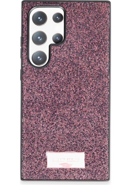 Onegif Samsung Galaxy S23 Ultra Bright Simli Kapak - Derin Mor