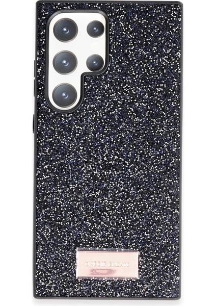 Onegif Samsung Galaxy S24 Ultra Bright Simli Kapak - Siyah