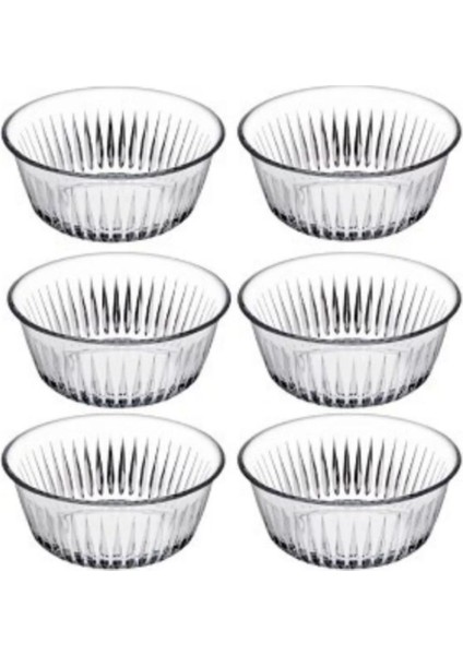 Turuncu Renkli 10CM 6'lı Çiçek Kase Seti, Şık ve Kullanışlı Tasarım