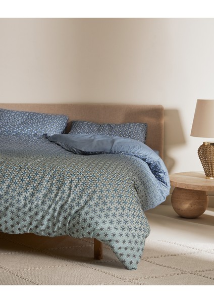 Rainger King Size Baskılı Nevresim Takımı - Antrasit